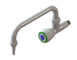 ILA Eckventil für demineralisierte Wasser, mit schwenkbarem U-Auslauf